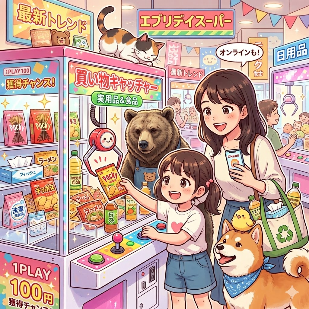 画像：「買い物代わりにクレーンゲーム！？」お菓子から日用品、オンクレまで広がる最新トレンド