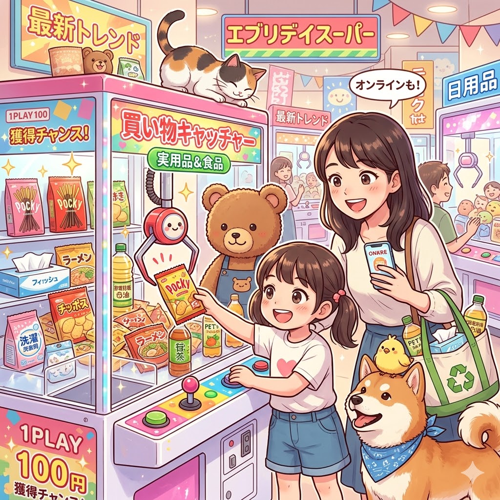 画像：「買い物代わりにクレーンゲーム！？」お菓子から日用品、オンクレまで広がる最新トレンド