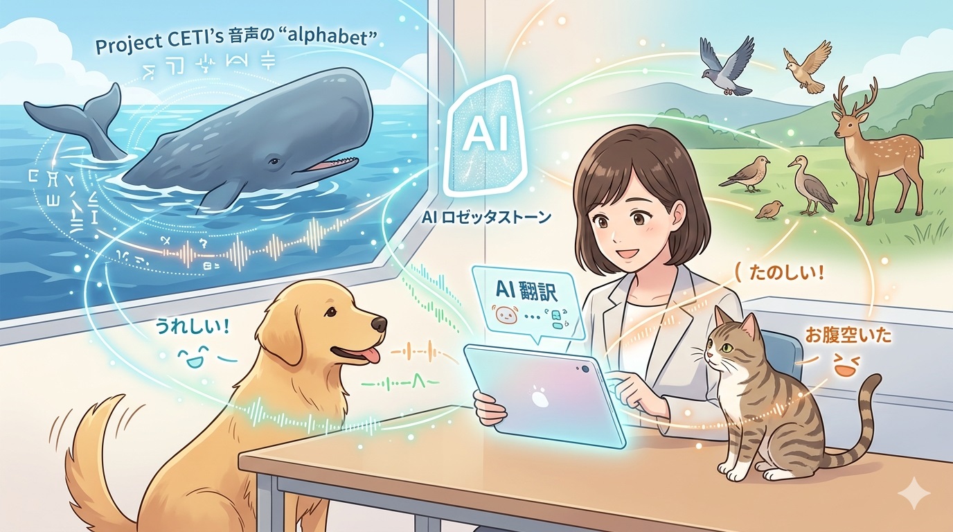 画像:ついに「うちの子」と喋れる日が来る!?AIが解読する動物の本音と未来