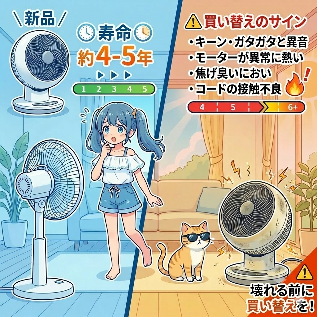 サーキュレーター故障のサイン?