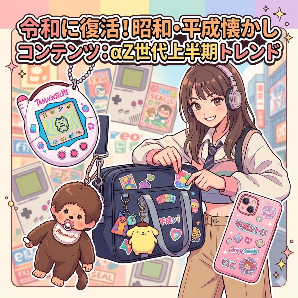 画像：令和に『たまごっち』や『モンチッチ』が復活？αZ世代の上半期トレンドを席巻する『昭和・平成懐かしコンテンツ』の魅力