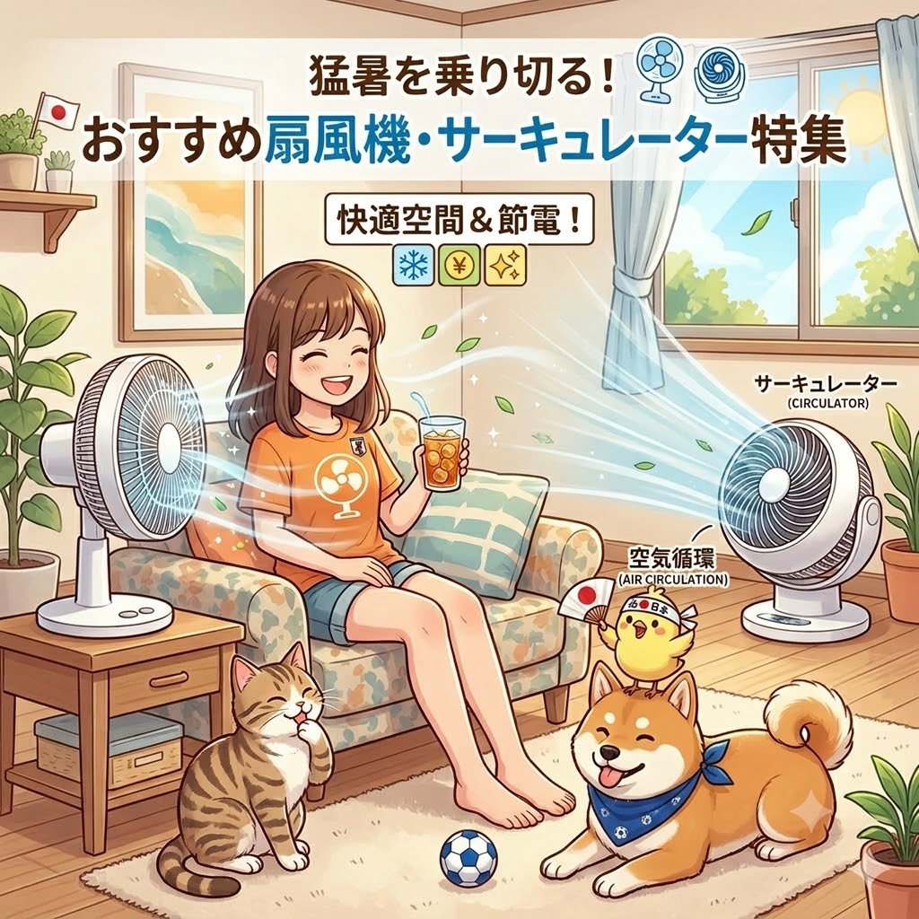 サーキュレーターは一年中大活躍