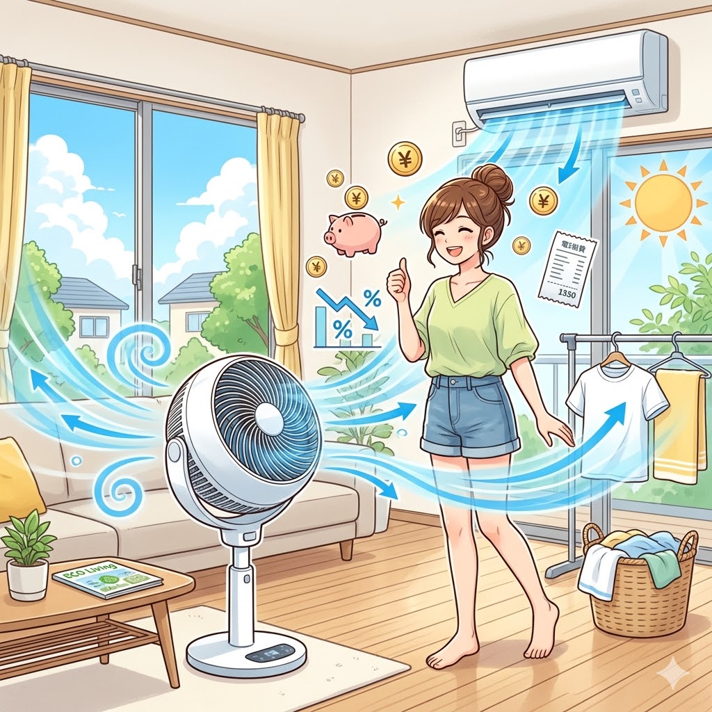 画像：気温上昇でフル稼働！サーキュレーターで電気代を賢く節約する活用術