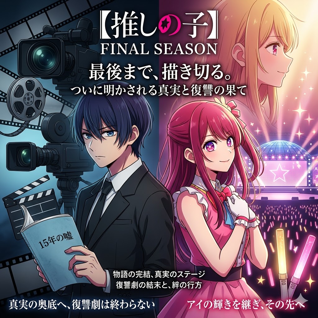 画像：『推しの子』ファイナルシーズン製作決定！「最後まで描き切る」宣言にファン感涙、復讐劇の終着点へ