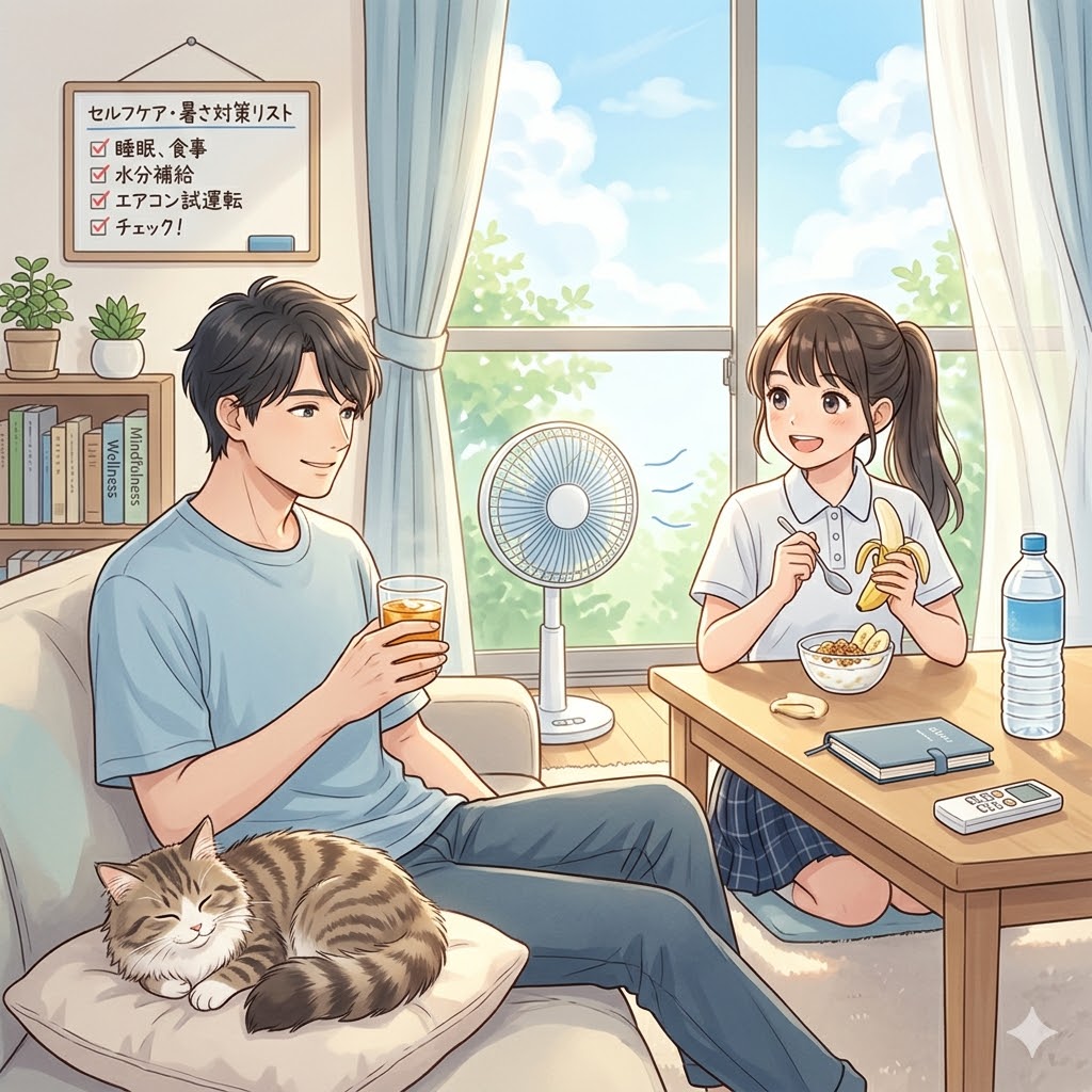 画像：疲れ気味のあなたへ。五月病を乗り切るセルフケアと今すぐ始める暑さ対策