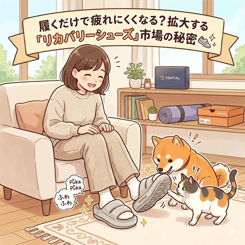 画像:履くだけで疲れにくくなる?拡大するリカバリーシューズ市場の秘密