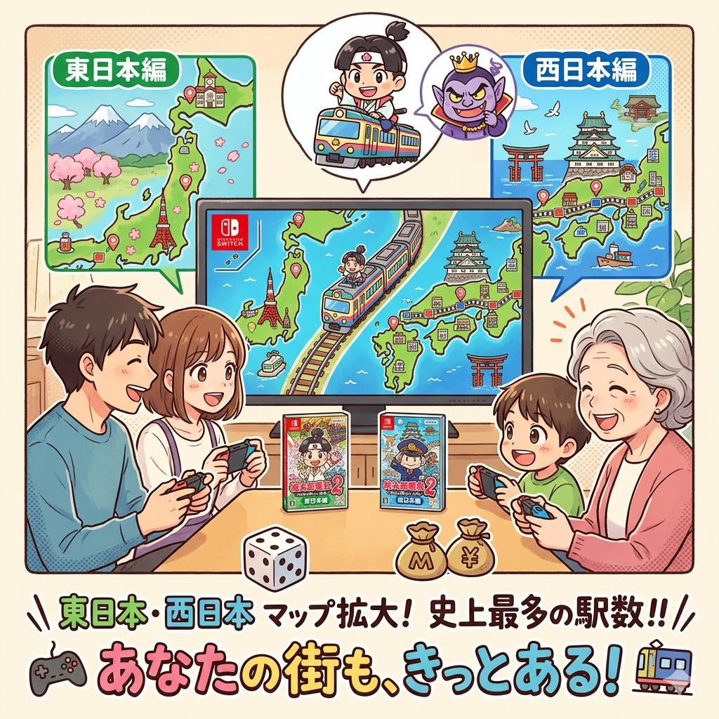 画像：いま「桃太郎電鉄」が熱い！最新作『桃太郎電鉄2 〜あなたの町も きっとある〜』が大ヒットしている理由