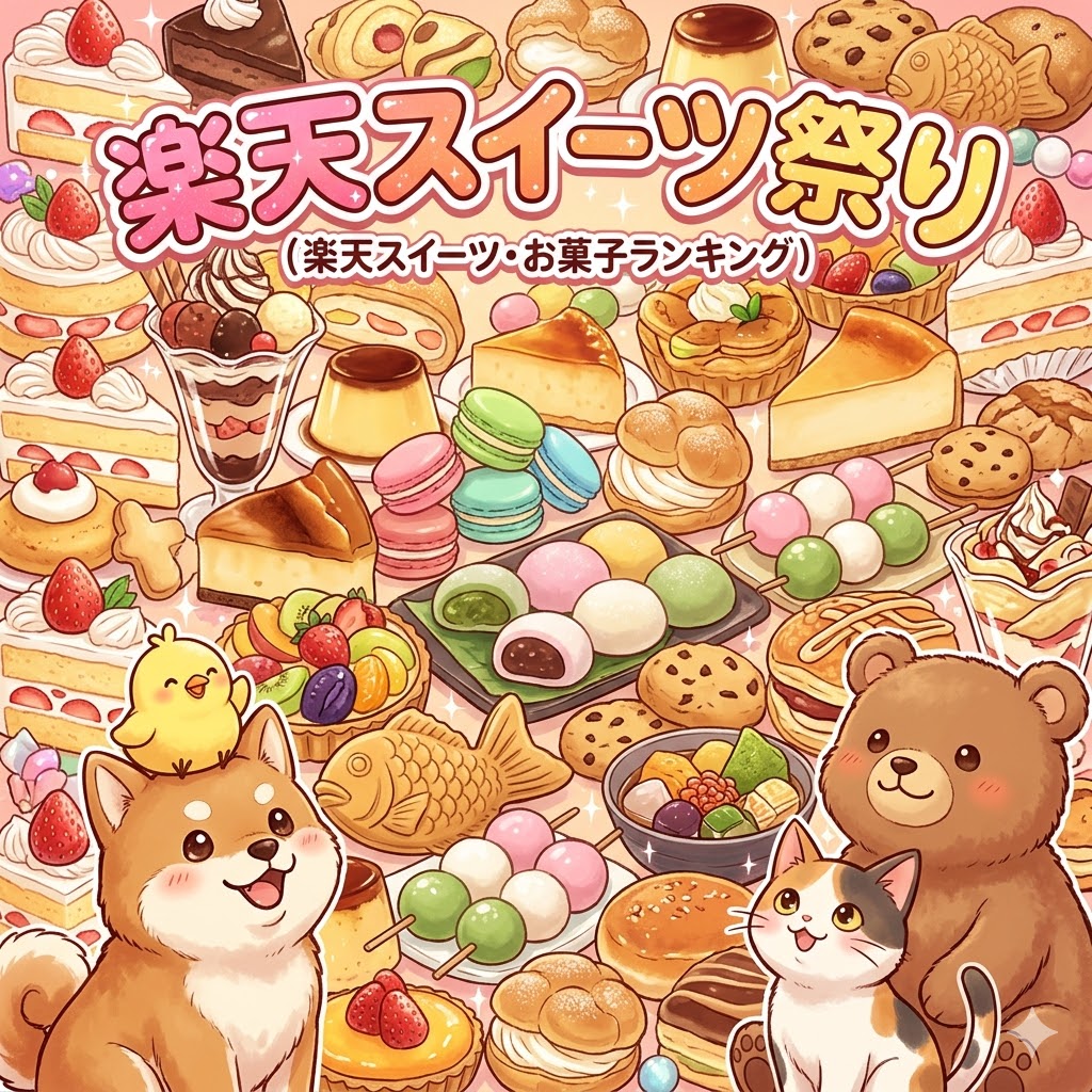 画像：楽天スイーツ祭り（楽天スイーツ・お菓子ランキング）年中更新中