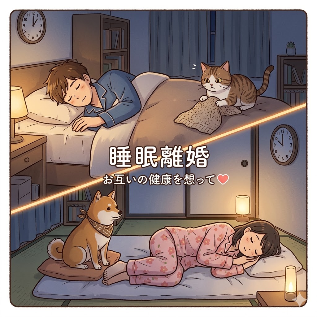 画像：一緒に寝ないほうがぐっすり？世界一眠らない国・日本が睡眠離婚で世界一になった理由