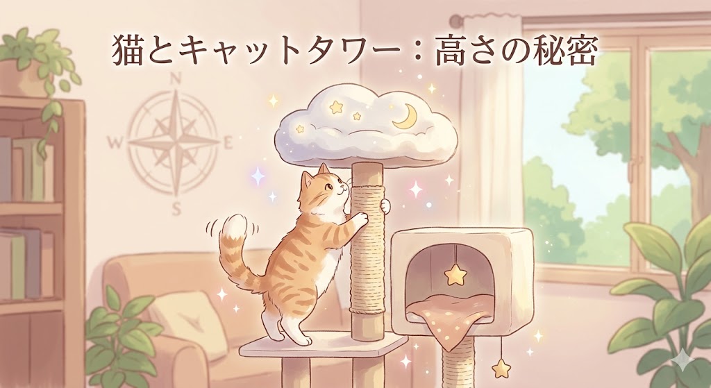 キャットタワーの頂上は「聖域」