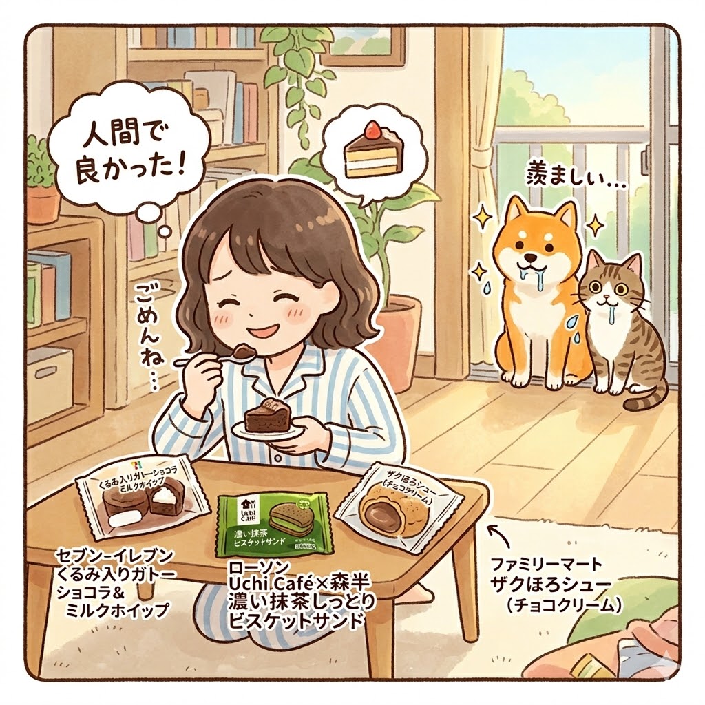 画像:人間で良かった!愛犬・愛猫に内緒で楽しむ贅沢コンビニスイーツ最新情報【2026年5月】