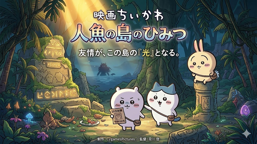 画像：『映画ちいかわ 人魚の島のひみつ』2026年7月公開！初の劇場版の見どころと魅力を徹底紹介