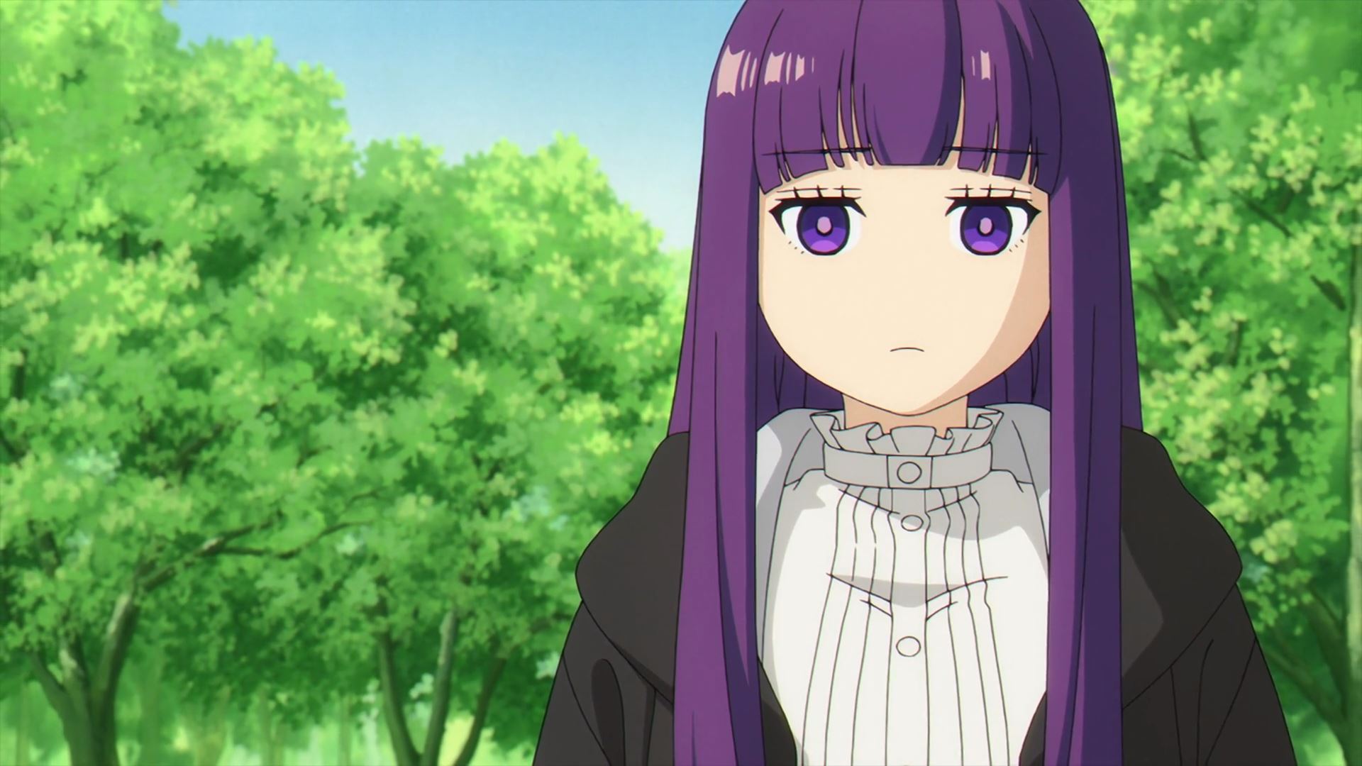 画像：シュタルクに失望するフェルン（第1期6話より）